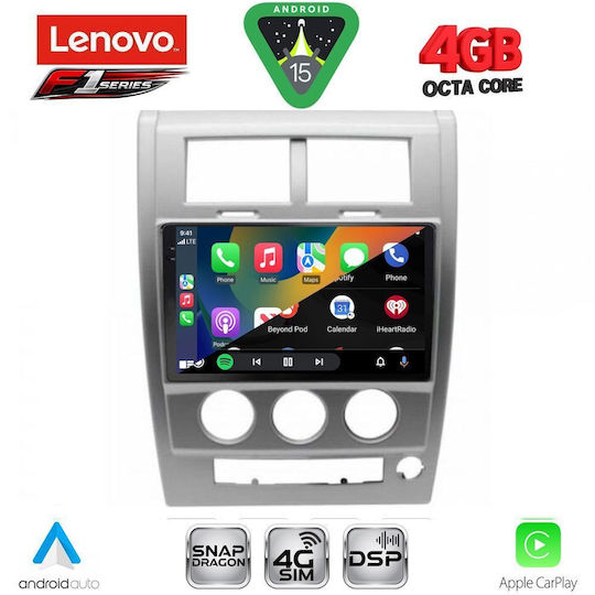 Lenovo Car Audio System for Jeep Cherokee / Liberty 2007-2014 Bluetooth USB WiFi GPS Apple CarPlay Android Auto with 10" Touch Screen