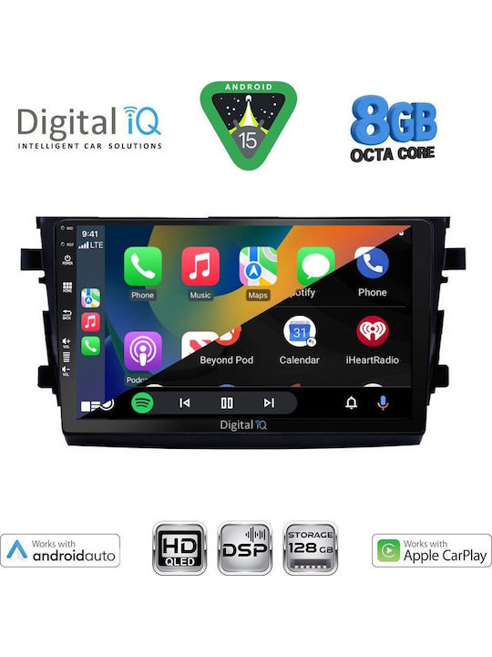 Digital IQ Car Audio System for Suzuki Celerio 2015-2021 Bluetooth USB WiFi GPS Apple CarPlay Android Auto with 9" Touch Screen