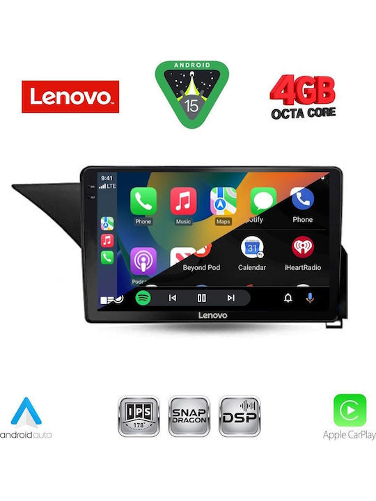 Lenovo Car Audio System for Mercedes-Benz E Class 2012-2014 (Bluetooth/USB/WiFi/GPS/Apple CarPlay/Android Auto) with 10" Touch Screen
