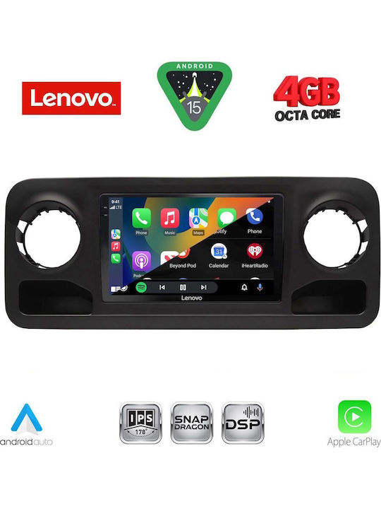Lenovo Car Audio System for Mercedes-Benz Sprinter 2018 Bluetooth USB WiFi GPS Apple CarPlay Android Auto with 10" Touch Screen