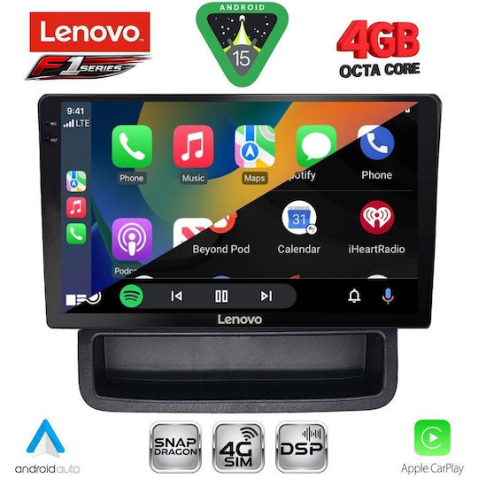 Lenovo Car Audio System for Opel Vivaro Renault Trafic Nissan Primastar 2004-2015 Bluetooth USB WiFi GPS Apple CarPlay Android Auto with 10" Touch Screen