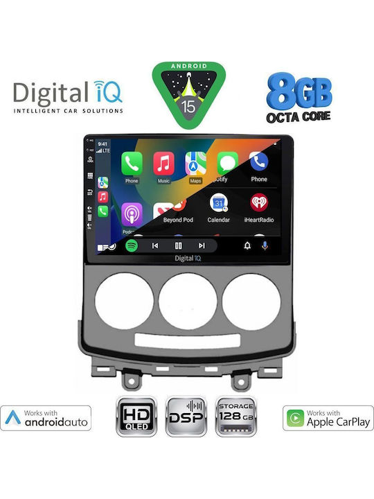 Digital IQ Car Audio System for Mazda 5 2004-2010 Bluetooth USB WiFi GPS Apple CarPlay Android Auto with 9" Touch Screen
