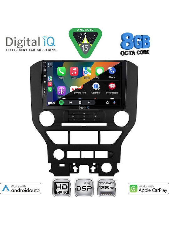 Digital IQ Car Audio System for Ford Mustang 2015-2020 with Touch Screen 9"