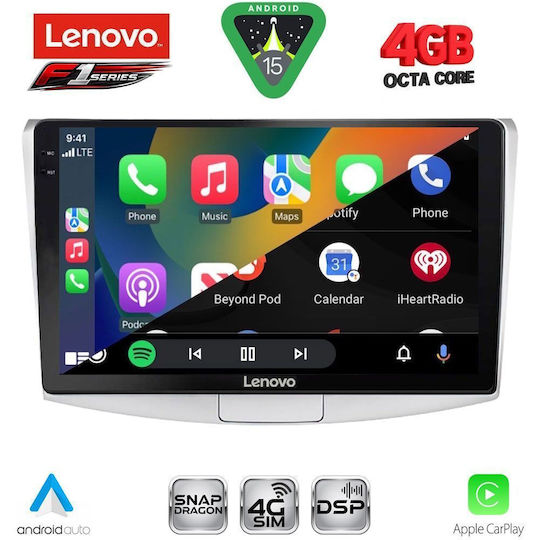 Lenovo Car Audio System for Volkswagen Passat 2010-2015 (Bluetooth/USB/WiFi/GPS/Apple CarPlay/Android Auto) with 10" Touch Screen