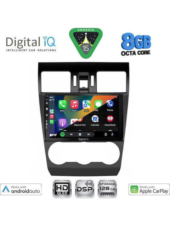 Digital IQ Car Audio System for Subaru Forester / Impreza 2013-2019 (Bluetooth/USB/WiFi/GPS/Apple CarPlay/Android Auto) with 9" Touch Screen