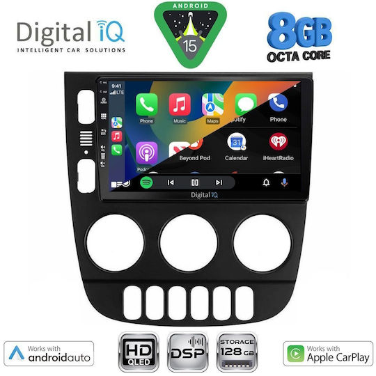 Digital IQ Car Audio System for Mercedes-Benz ML 2002-2005 (Bluetooth/USB/WiFi/GPS/Apple CarPlay/Android Auto) with 9" Touch Screen