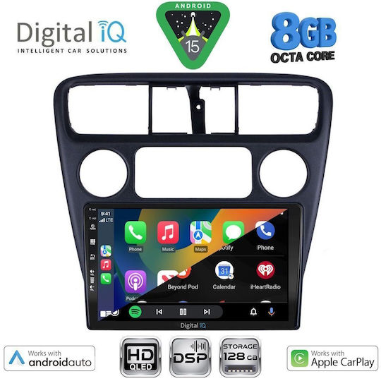 Digital IQ Car Audio System for Honda Accord 1998-2004 Bluetooth USB WiFi GPS Apple CarPlay Android Auto with 9" Touch Screen