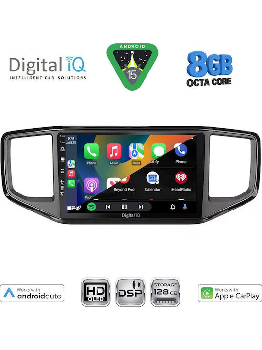 Digital IQ Car Audio System for Volkswagen Amarok 2017-2022 Bluetooth USB WiFi GPS Apple CarPlay Android Auto with 9" Touch Screen