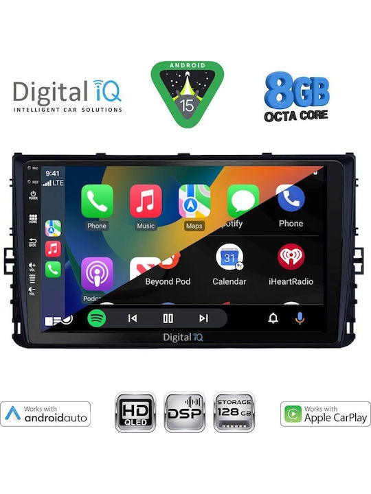 Digital IQ Car Audio System for Volkswagen Polo T-Roc T-Cross 2017+ with 9" Touch Screen DIGITAL IQ BXF 7758 CPAA