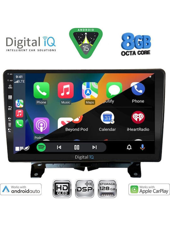 Digital IQ Car Audio System for Land Rover Discovery / Range Rover Sport 2004-2009 Bluetooth USB WiFi GPS Apple CarPlay Android Auto with 9" Touch Screen