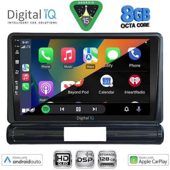 Digital IQ Ηχοσύστημα Αυτοκινήτου για Citroen C3 / DS3 2016 (Bluetooth/USB/WiFi/GPS/Apple-Carplay/Android-Auto) με Οθόνη Αφής 9"