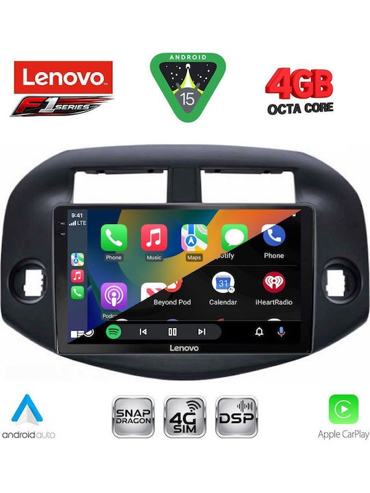 Lenovo Ηχοσύστημα Αυτοκινήτου για Toyota RAV 4 2006-2012 (Bluetooth/USB/WiFi/GPS/Apple-Carplay/Android-Auto) με Οθόνη Αφής 10"