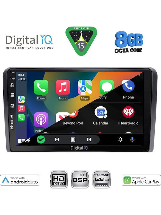 Digital IQ Car Audio System for Hyundai H-1 2007-2020 Bluetooth USB WiFi GPS Apple CarPlay Android Auto with 9" Touch Screen