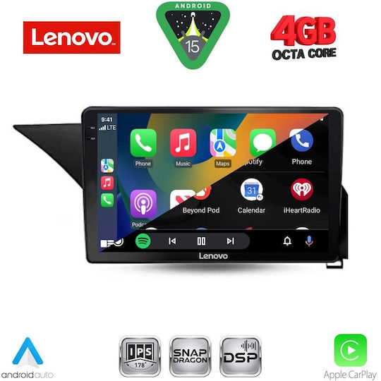 Lenovo Ηχοσύστημα Αυτοκινήτου για Mercedes-Benz E Class 2009-2016 (Bluetooth/USB/WiFi/GPS/Apple-Carplay/Android-Auto) με Οθόνη Αφής 10"