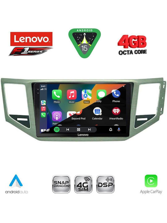 Lenovo Car Audio System for Mercedes-Benz SL Volkswagen Golf Sportsvan 2014-2021 Bluetooth USB WiFi GPS Apple CarPlay Android Auto with 10" Touch Screen