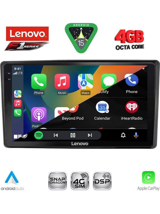 Lenovo Car Audio System for Toyota Raize 2020 with Touch Screen 10" Bluetooth USB Wi-Fi GPS Apple CarPlay Android Auto Lenovo SSQ 9701 CPA