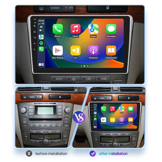 Digital IQ Ηχοσύστημα Αυτοκινήτου για Toyota Avensis 2003-2009 (Bluetooth/USB/WiFi/GPS/Apple-Carplay/Android-Auto) με Οθόνη Αφής 9"