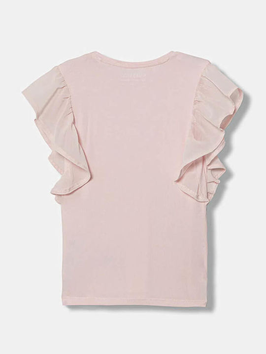 Guess Kids Short-Sleeved Top Pink