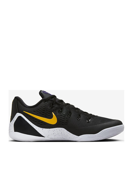 Kobe 9 EM Elite Low EM Protro "Lakers Away" Χαμηλά Μπασκετικά Παπούτσια Black / White / University Gold