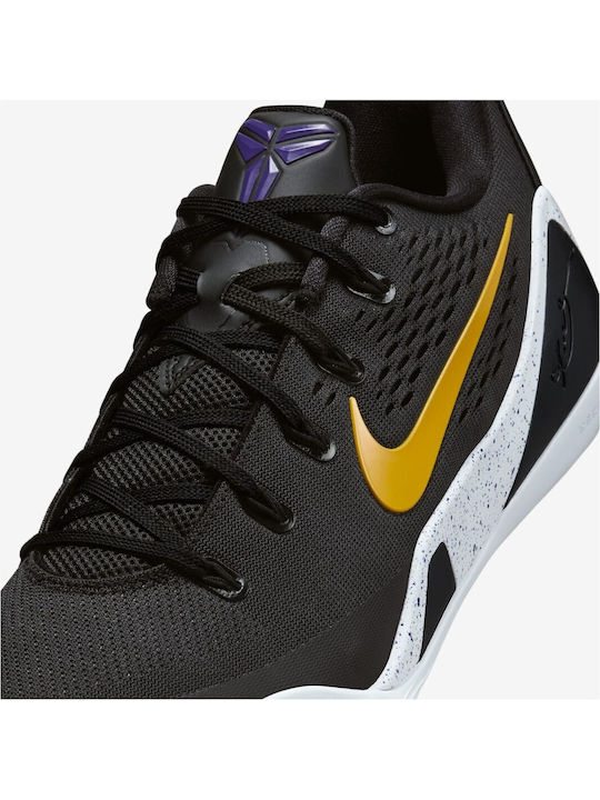 Kobe 9 EM Elite Low EM Protro "Lakers Away" Χαμηλά Μπασκετικά Παπούτσια Black / White / University Gold