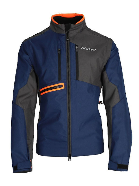 Acerbis Enduro One Ανδρικό Μπουφάν Μηχανής 4 Εποχών Blue/grey
