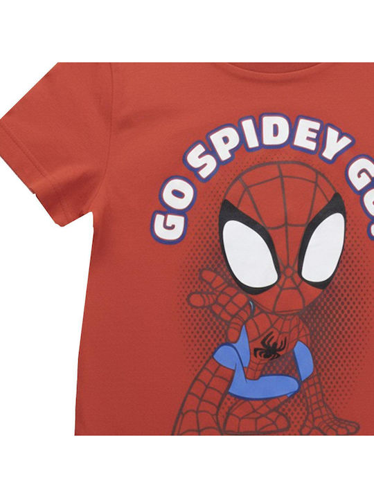 Kids Clothing Set with Shorts Summer 2 Pieces Blue Red Spidey