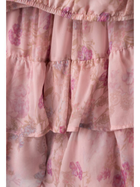Kinderbekleidungssets mit Sommerrock Rosa 3Stücke