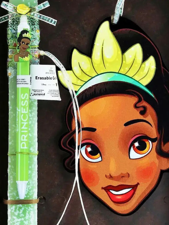Osterkerze Disney Prinzessin Runde mit Box 40cm