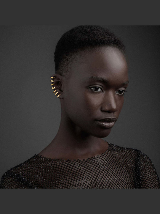Σκουλαρίκι Ear Cuff Κρίκοι Χειροποίητο Ασήμι 925