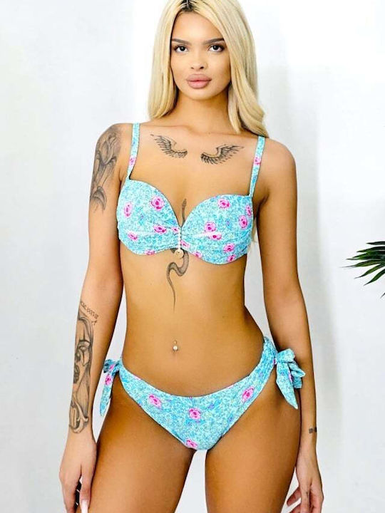 Set Bikini Blue/pink