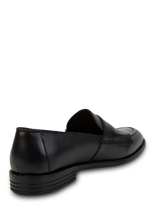 Leder Herren Mokassins in Schwarz Farbe