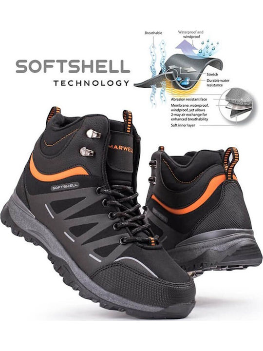 Marwells Männer Wanderschuhe Schwarz