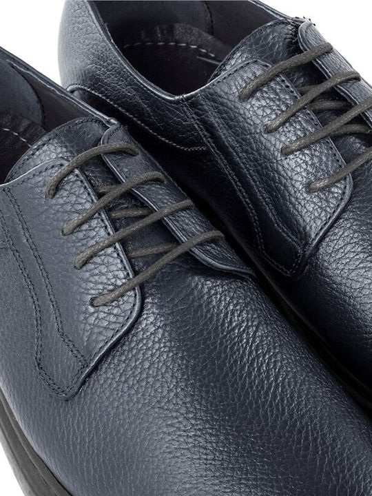 Leder Herren Freizeitschuhe Blau