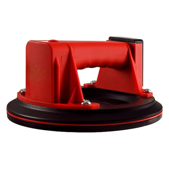 Ventuză Electrică Cu Vacuum Pentru Manipulare Plăci Zola Forță De Aspirație 200-300 Kg Diametru 20 Cm Baterie 2400 Mah Cutie De Depozitare Roșu Negru