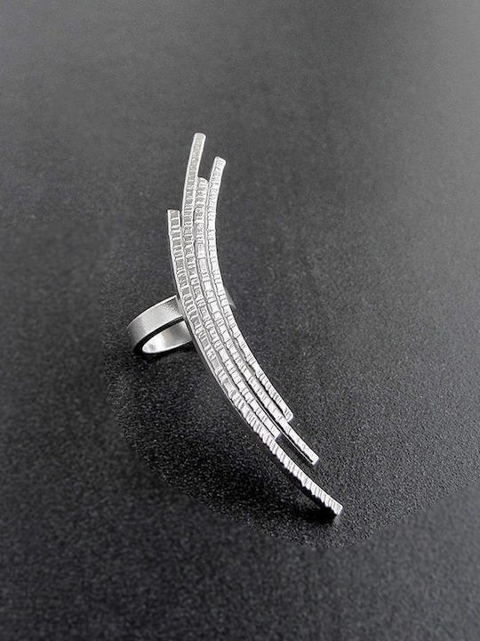 Ohrring Ear Cuff Bögen Rechts Ohr Handgefertigt Rosa Vergoldet Silber 925