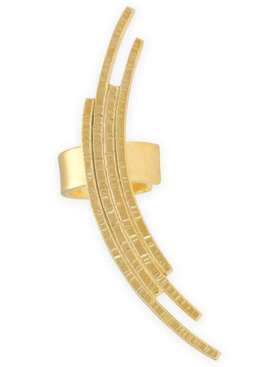 Ohrring Ear Cuff Bögen Rechts Ohr Handgefertigt Rosa Vergoldet Silber 925