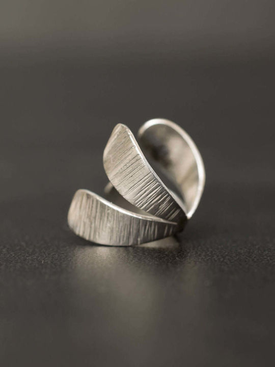 Обица Ear Cuff Пеперуда Розова Позлатена Сребърна 925