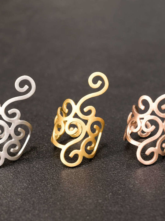 Ohrring Ear Cuff Spiralen Links Ohr Handgefertigt Schwarzes Silber 925