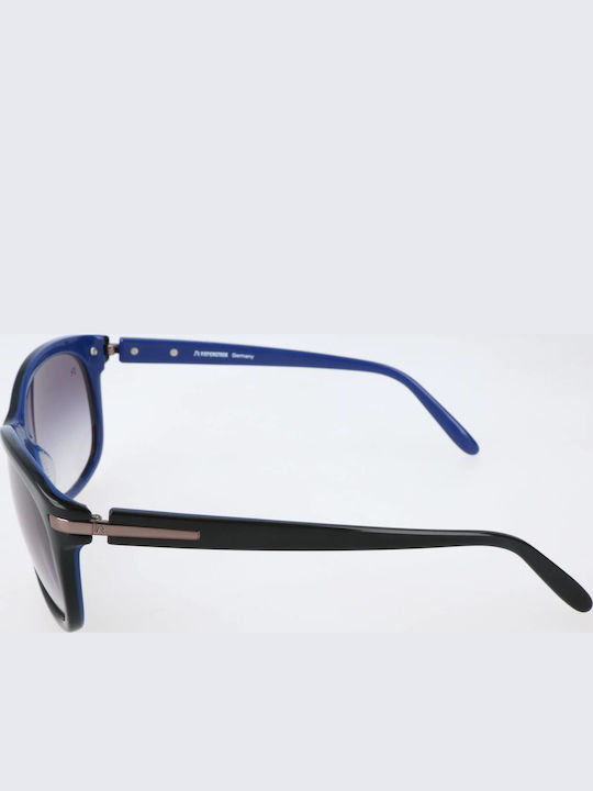 Rodenstock Unisex Sunglasses with Black Frame and Gray Lens R3250 A