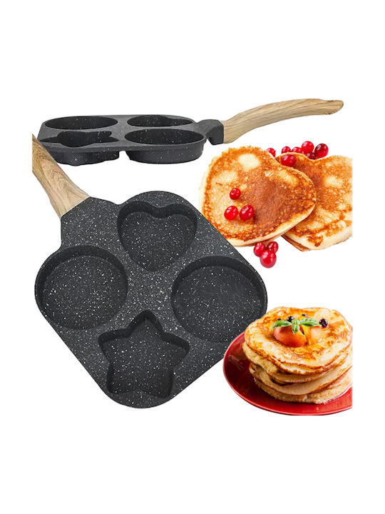 Tigaie pentru Pancakes din Aluminiu cu Acoperire de Piatră 19cm