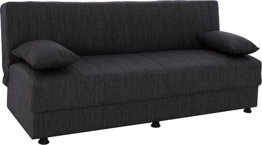 Andri Dreisitzer Sofa Sofa mit Stauraum Dark grey 180x72x77cm