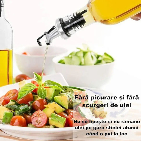 Set Dozatoare Pentru Ulei și Oțet Din Sticlă Cu Flux 290ml