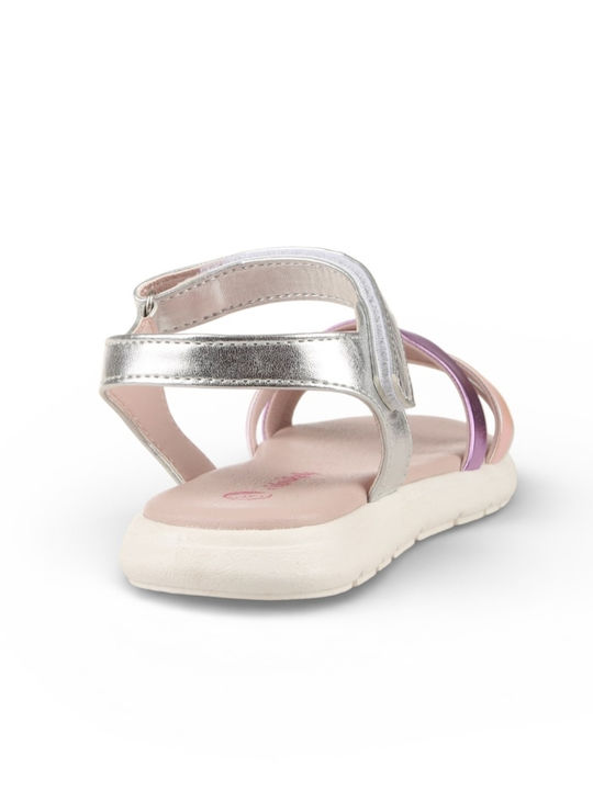 Kindersandalen Silber