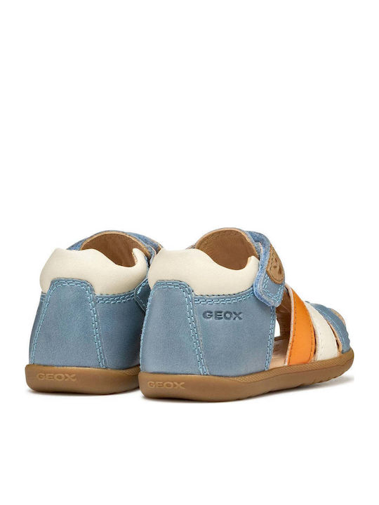 Sandale Tip Pantof Macchia Albastre