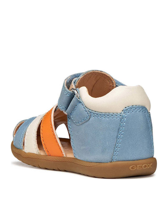 Sandale Tip Pantof Macchia Albastre