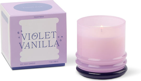 Paddywax Aromatisches Soja-Kerze im Gefäß mit Vanille-Parfüm 198g