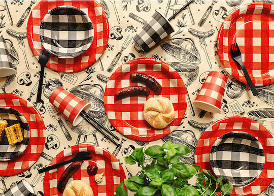 PartyDeco Plate for Party 6 Pieces
