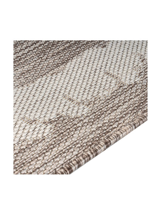 Beauty Home 9777 Covor Rectangular de Vară Din Paie Bej 133x190cm