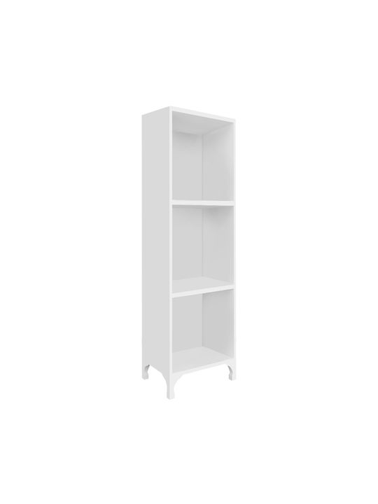 Bookcase Clare White 30x20x108cm