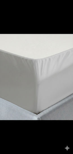 N.215557 Single Bed Sheet with Light Gray Rubber Hugger